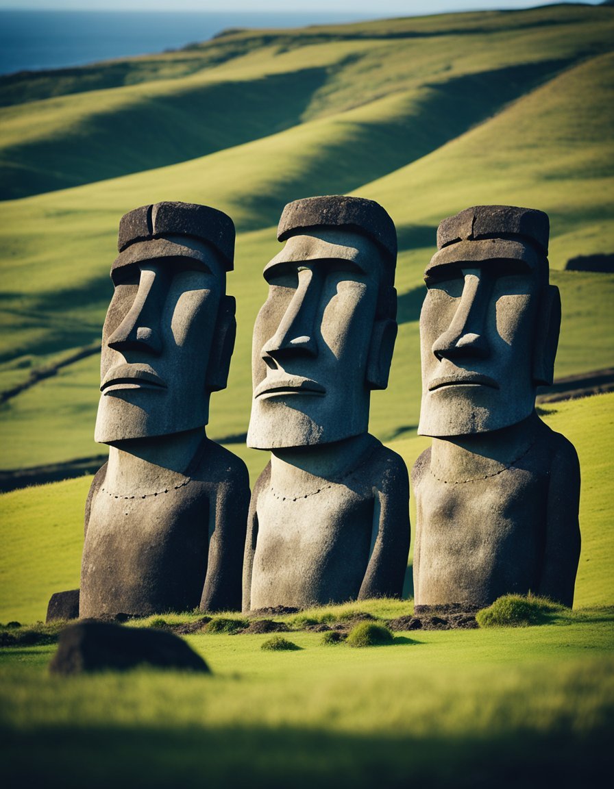 The Easter Island Moai Statues Stand as Silent Witnesses to the History of the Rapa Nui People